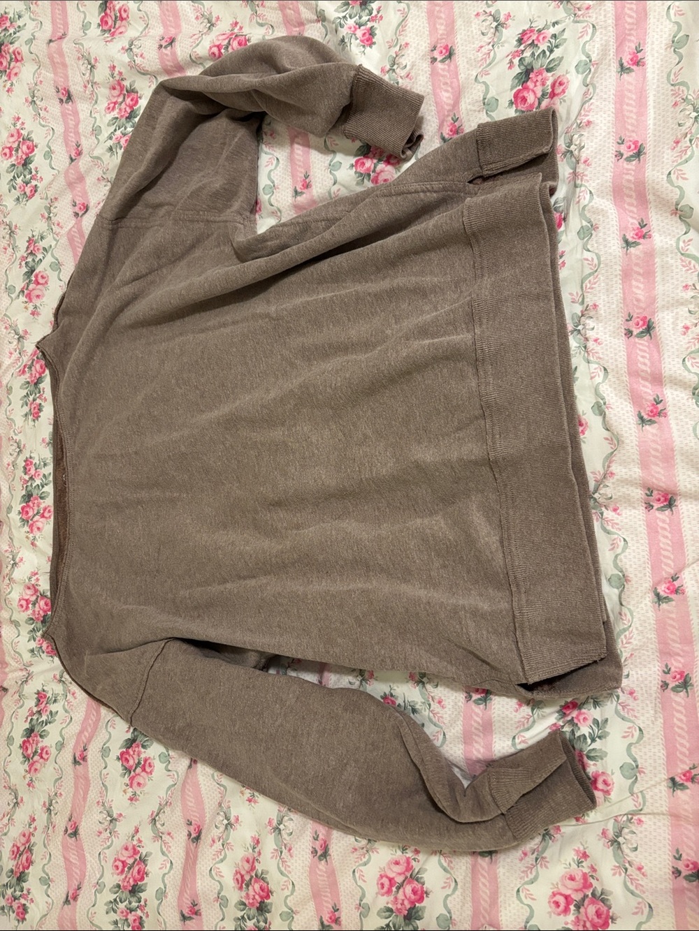 Hollister Taupe Boat Neck Sweater